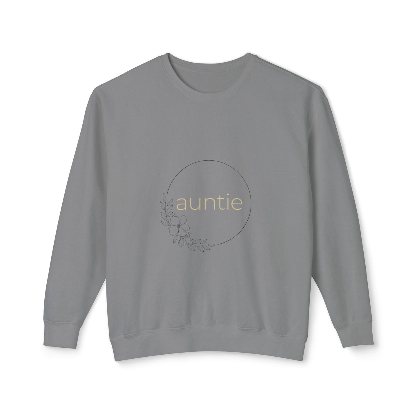 Auntie Floral Lightweight Crewneck Sweatshirt