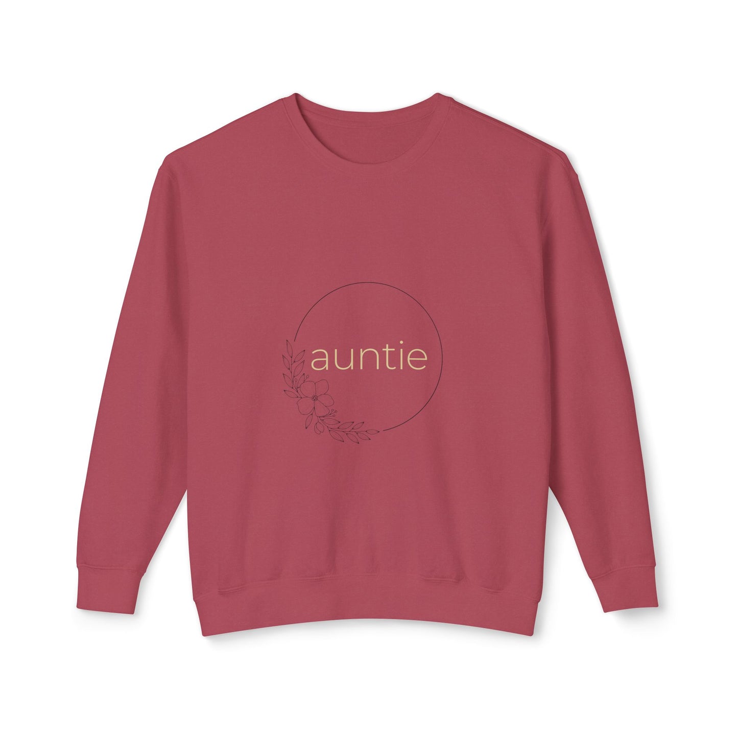 Auntie Floral Lightweight Crewneck Sweatshirt