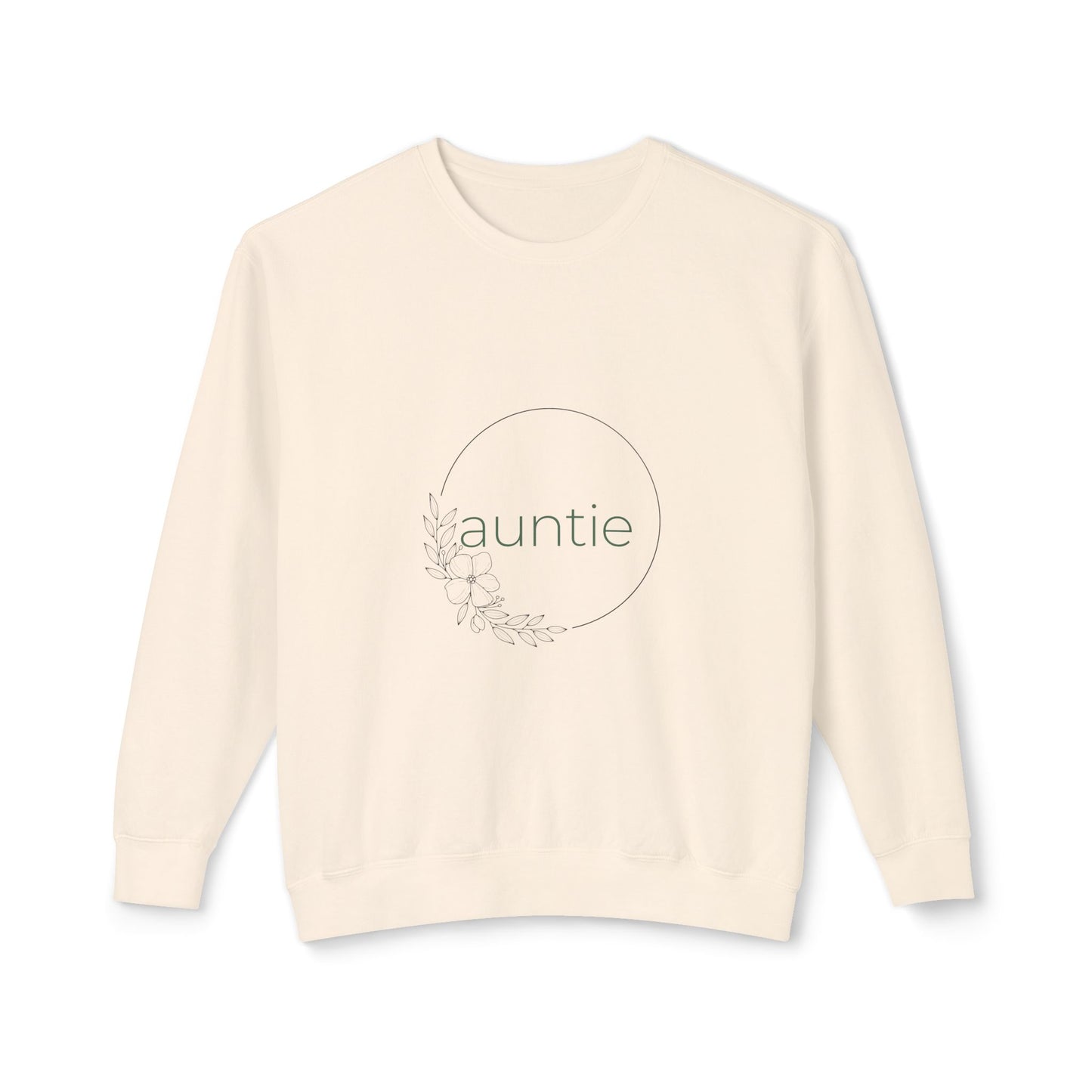 Auntie Floral Lightweight Crewneck Sweatshirt