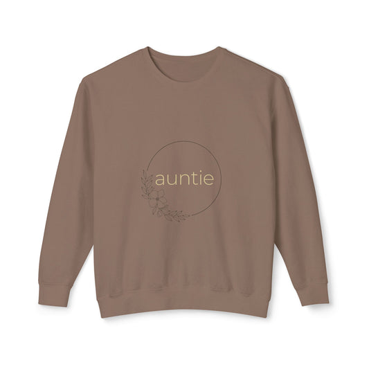 Auntie Floral Lightweight Crewneck Sweatshirt