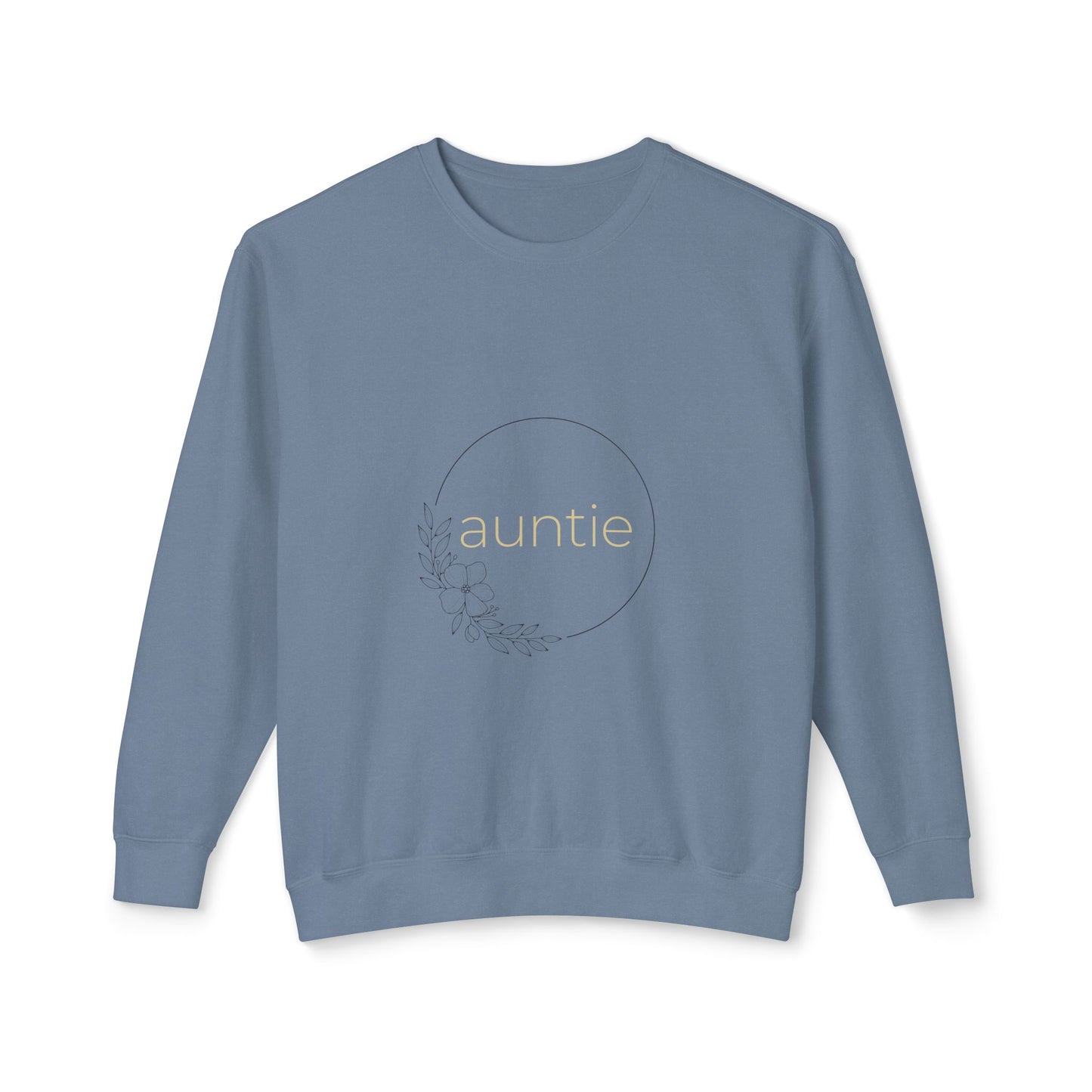 Auntie Floral Lightweight Crewneck Sweatshirt