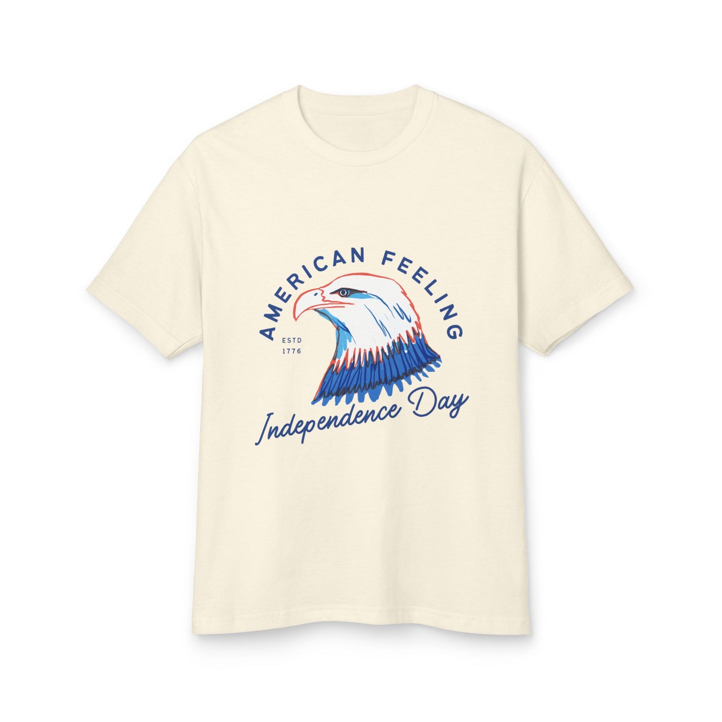 Independence Day Tee, Patriotic Unisex T-Shirt, July 4th Celebration Top, Eagle Graphic Shirt, Casual Summer Wear