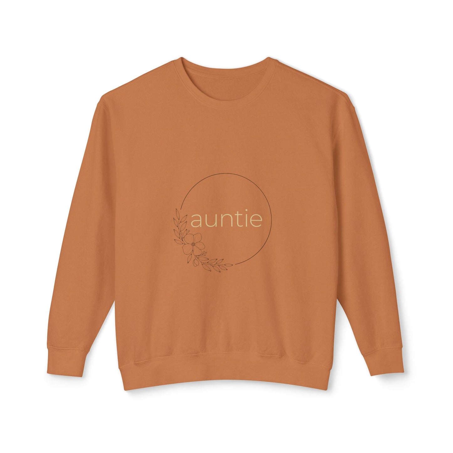 Auntie Floral Lightweight Crewneck Sweatshirt