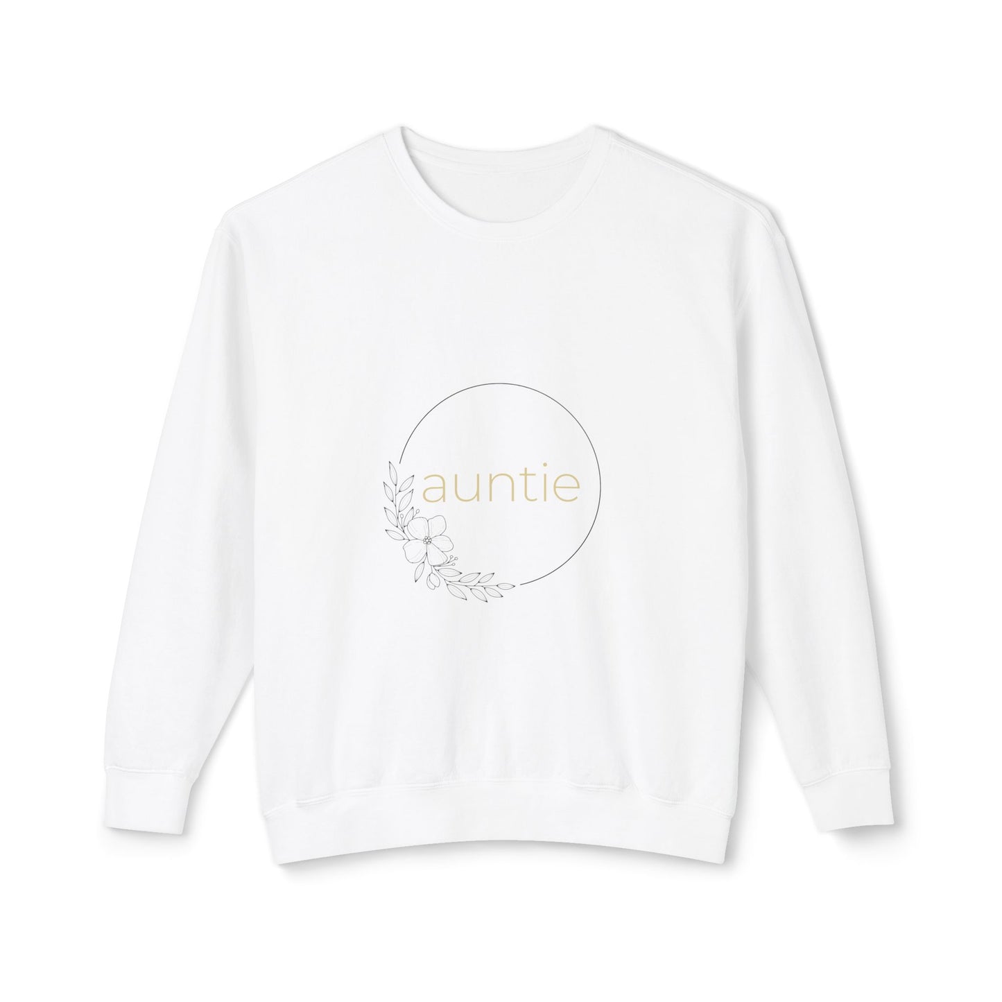 Auntie Floral Lightweight Crewneck Sweatshirt
