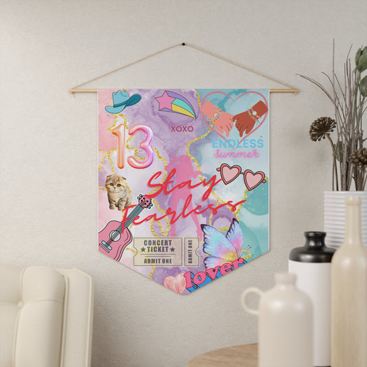 Lover Pennant Banner for Wall Decor, Vibrant Room Decoration, Perfect for Teen Room, Festival Decor
