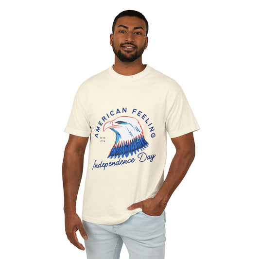 Independence Day Tee, Patriotic Unisex T-Shirt, July 4th Celebration Top, Eagle Graphic Shirt, Casual Summer Wear